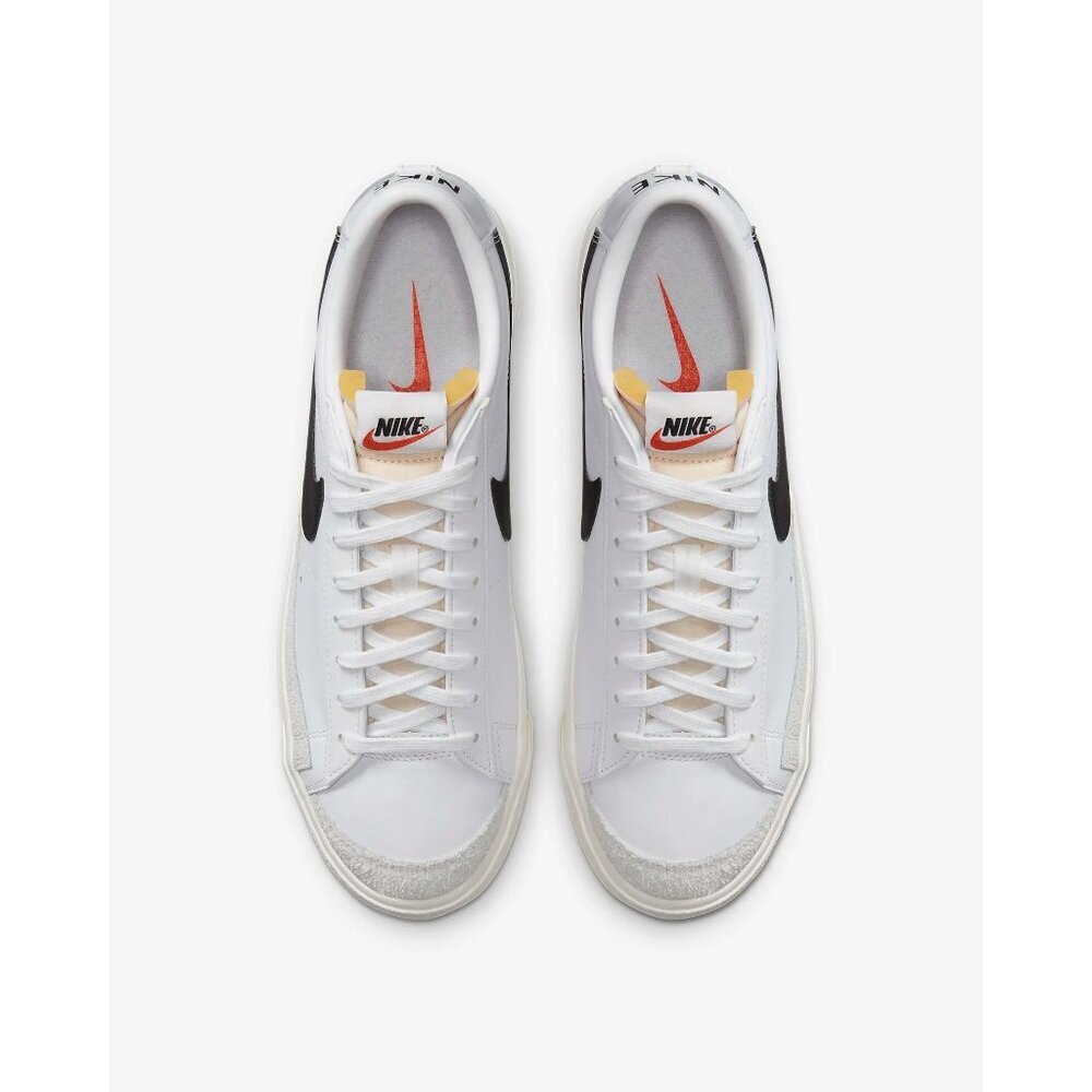 Nike Blazer Low '77 Sneakers in White Black Sail 8.5 with box Womens Athletic - Picture 4 of 17